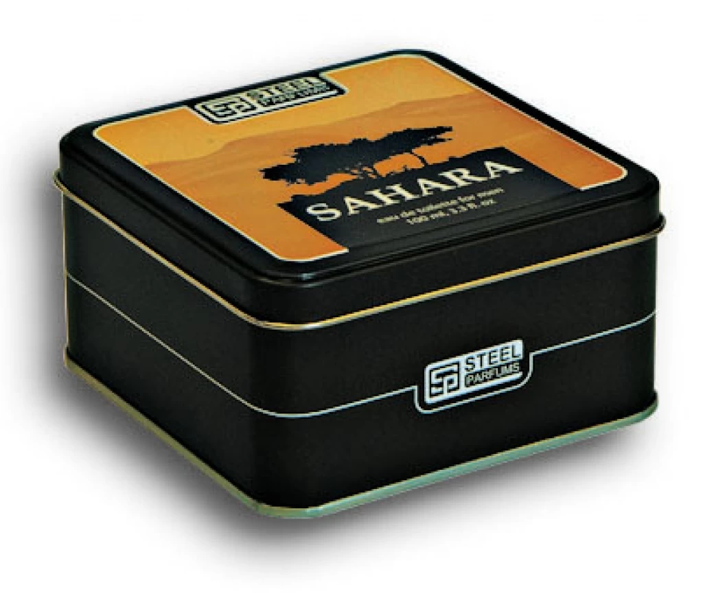 Square Perfume Tin Box