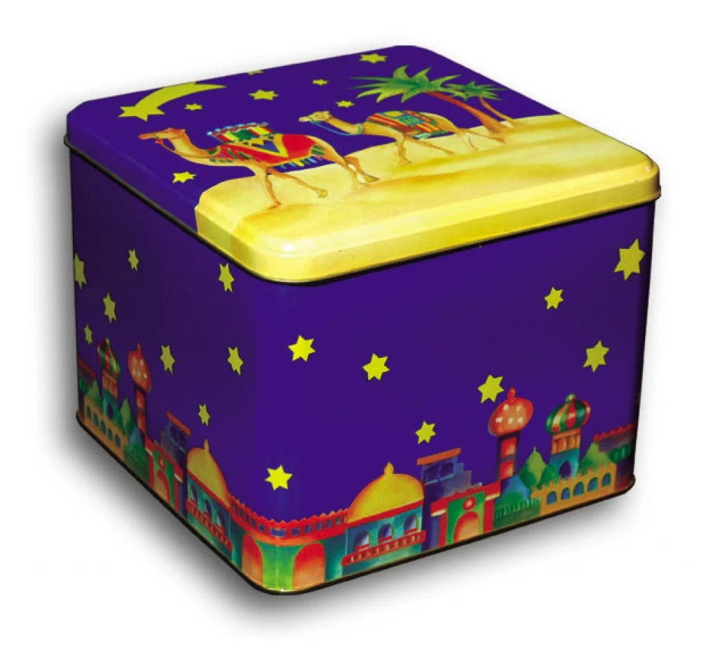 Square Decorative Tin Box 2