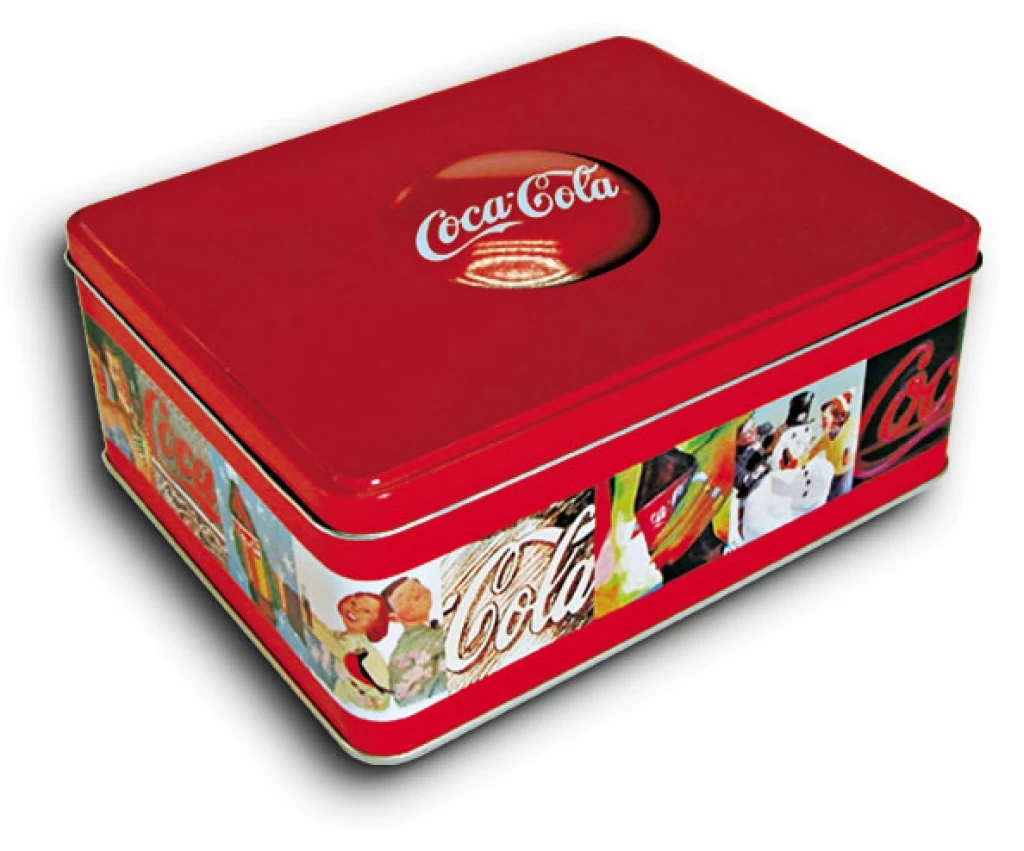 Rectangular Decorative Tin Box