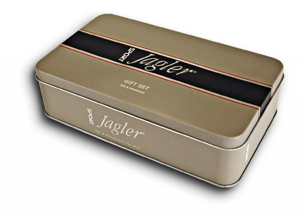 Rectangular Tin Perfume Set Box