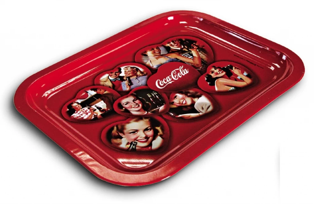 Decorative Tin Serving Tray